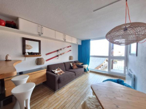 Charmant 2 pièces 5 pers. au pied des pistes aux Arcs 1800, balcon, Wifi, parking - FR-1-411-888